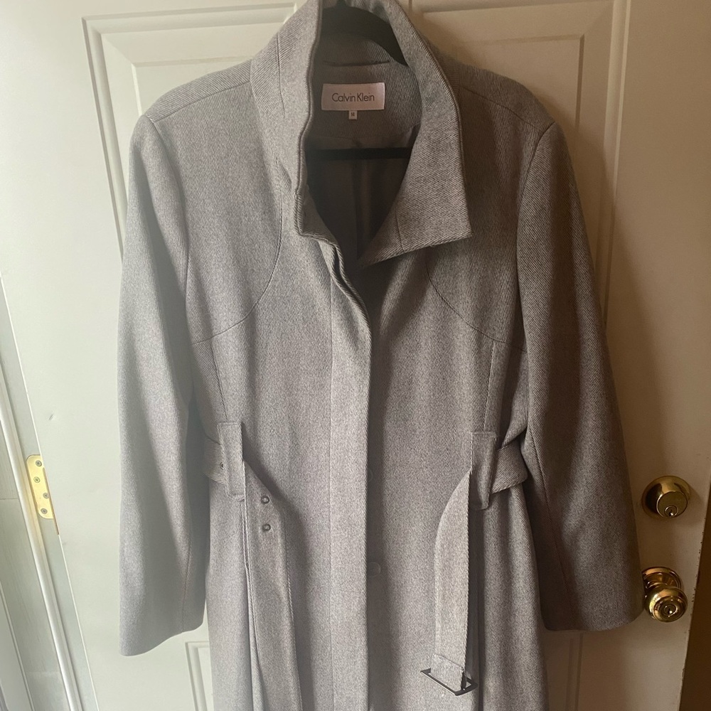 Calvin Klein size 14 trench coat